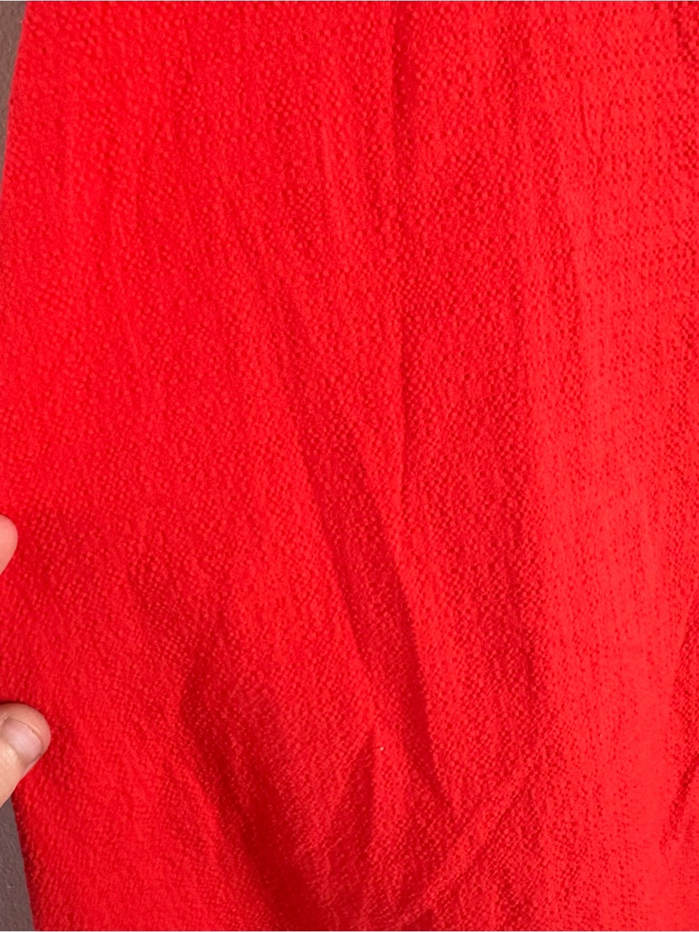Everlane Red Open Strappy Back Tiered Cotton Midi Dress Size 4 - Picture 4 of 15